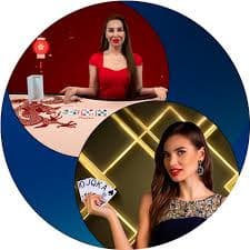 Berbagai permainan meja seperti blackjack dan roulette